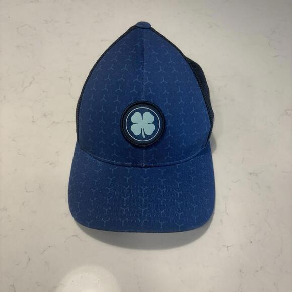 Black Clover Live Lucky Hat Cap Adult Blue Logo Adjustable OSFM Baseball Golf - Picture 1 of 8